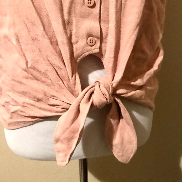 Topshop Botton Front Slouchy Tank Top - Picture 6 of 6